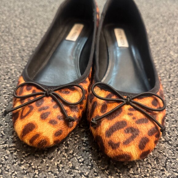 Steve Madden Leopard Ballet Flats - Picture 2 of 5
